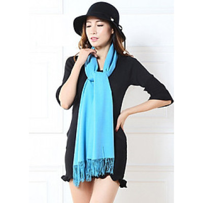 Khăn choàng cổ cashmere một màu 08