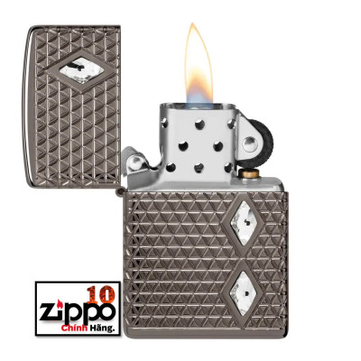 Bật lửa Zippo 46316 Diamond Pattern Design - Chính hãng 100%