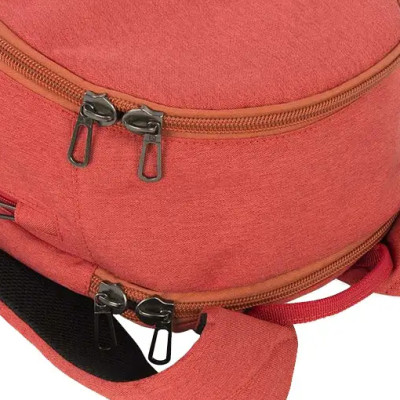 Balo laptop Tucano Magnum 15.6 inch, màu đỏ cam nổi bật, thương hiệu Ý, bào hành 2 năm