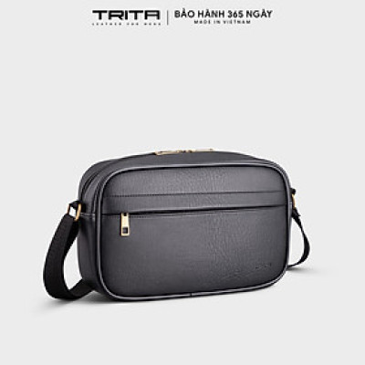 Túi Trita ( Thời trang nam bo viền thời trang - Túi đeo chéo da RTN10 )