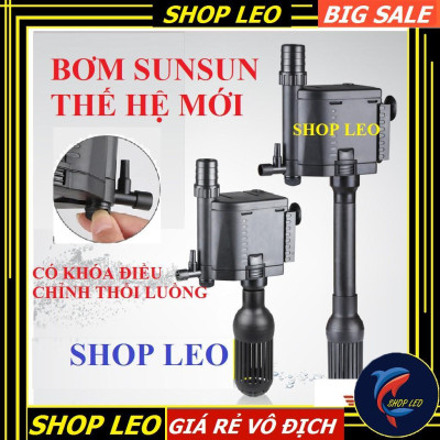 Bơm bể cá SUNSUN đa năng (Bơm chìm bể cá, hút đáy, thổi luồng ,Tạo ôxy)