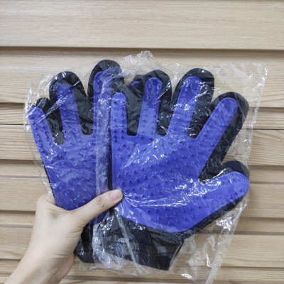 Găng Tay Tắm Chải Lông Rụng Cho Chó Mèo