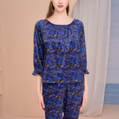 Bộ Đồ Satin Dài Nữ Vincy Thoáng Mát BSD050S31