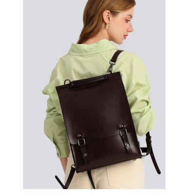 Balo nữ 100% da thật thời trang cao cấp đa chức năng phong cách mới