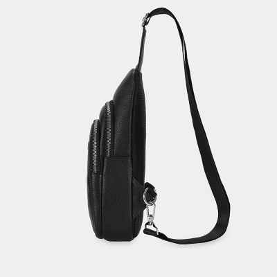 Túi đeo chéo trước ngực nam, túi đựng điện thoại da thật cao cấp IDIGO MB1 - 6028