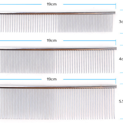 Lược Inox Chải Lông Chó Mèo Kún Miu (Size M)