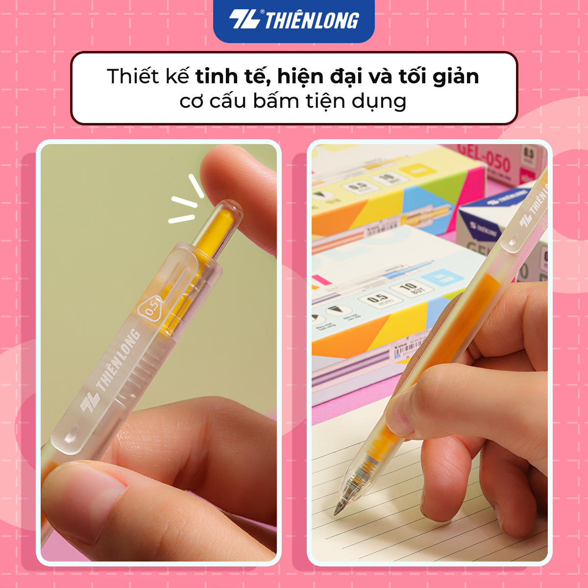 Combo 5/10/20 Bút gel Colochi Thiên Long Gel-050