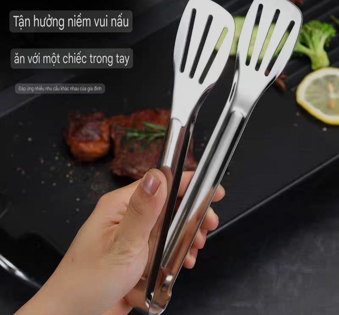 Kẹp Gắp Thức Ăn Bằng iNox