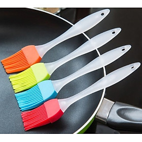 Combo 2 Cây Cọ Silicon Cán Trong Quét Dầu, Bơ, Kem Trang Trí Bánh (ngẫu nhiên)- Hàng Loại 1