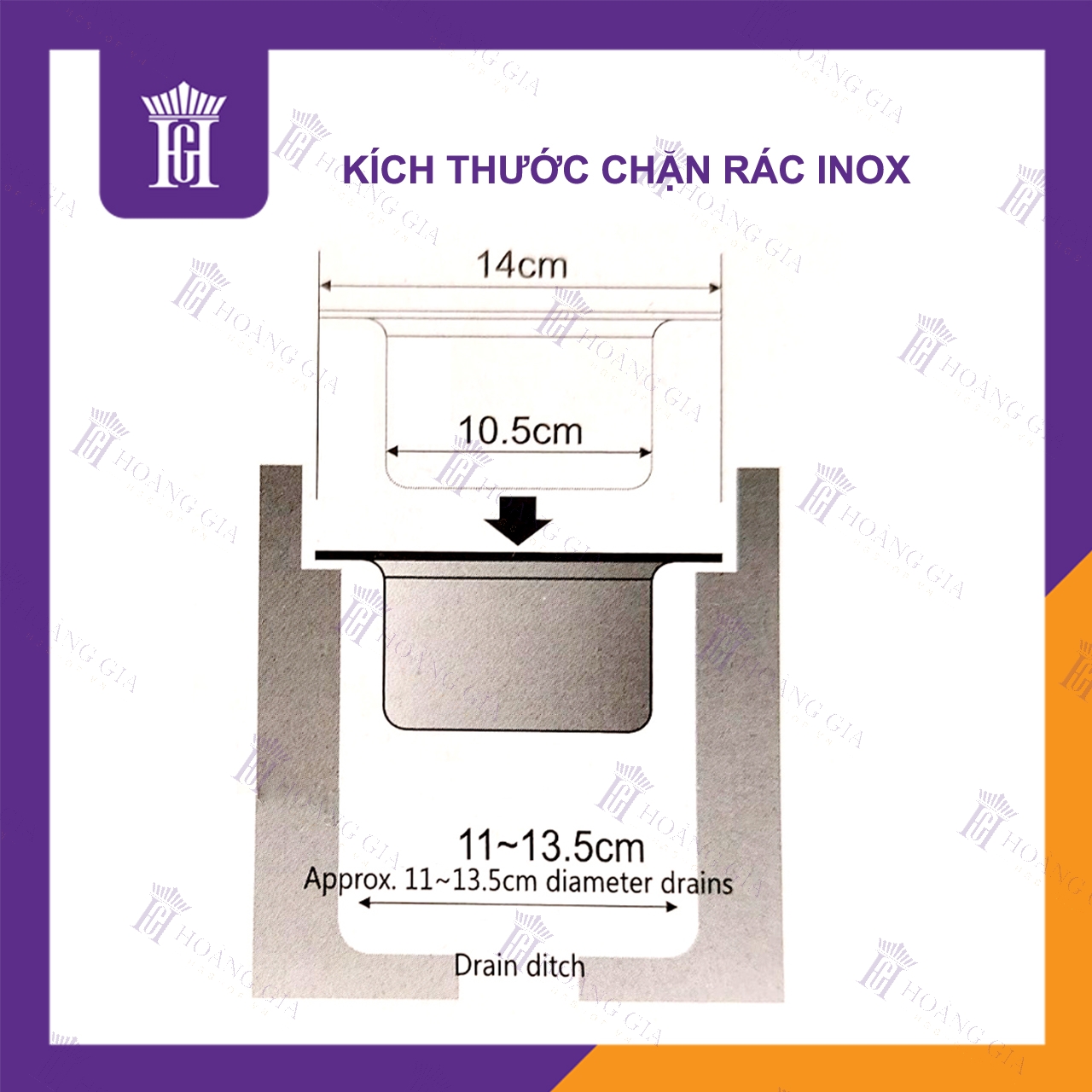 Combo 2 Chiếc Chặn Rác Inox Chậu Rửa Bát Size XL 14cm Lọc Rác Inox Bồn Rửa Chén Hoàng Gia Haodex Inox 201 Siêu Bền 2 Mặt Mạ Bóng Chất Lượng Cao – Hàng Nhập Khẩu