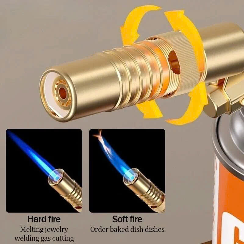 Đèn Khò Gas Mini Lõi Đồng – Ngọn Lửa Xanh Chuẩn, Công Suất Mạnh, Dễ Dùng