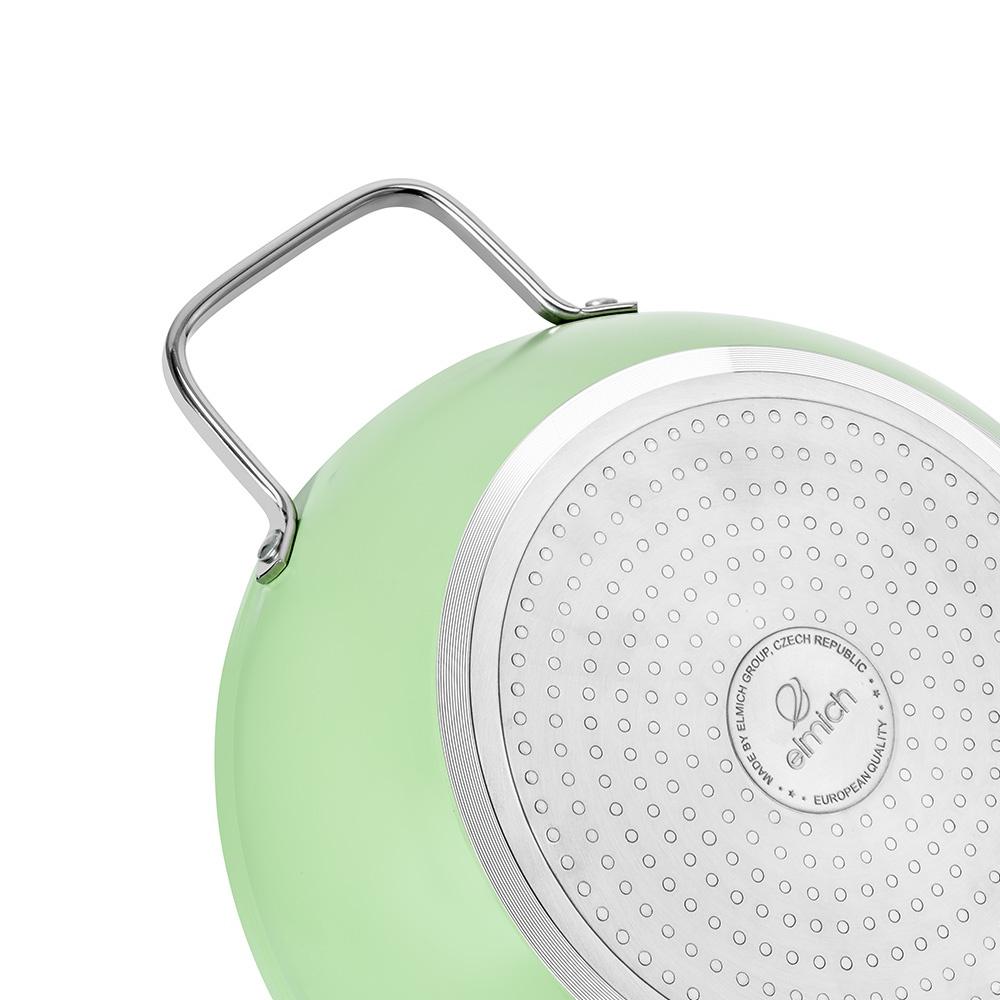 Nồi lẩu chống dính vân đá Elmich El-5553GY28 size 28cm - Hàng chính hãng
