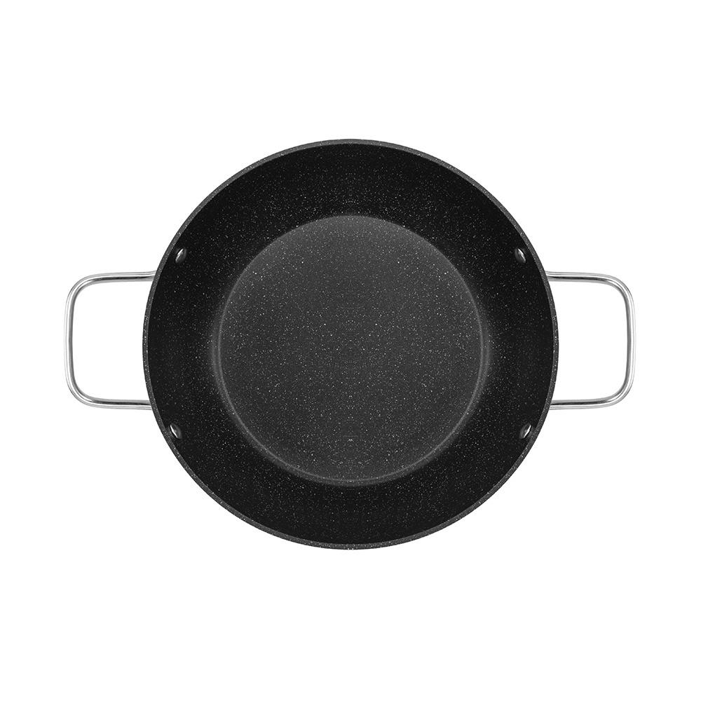 Nồi lẩu chống dính vân đá Elmich El-5553GY28 size 28cm - Hàng chính hãng