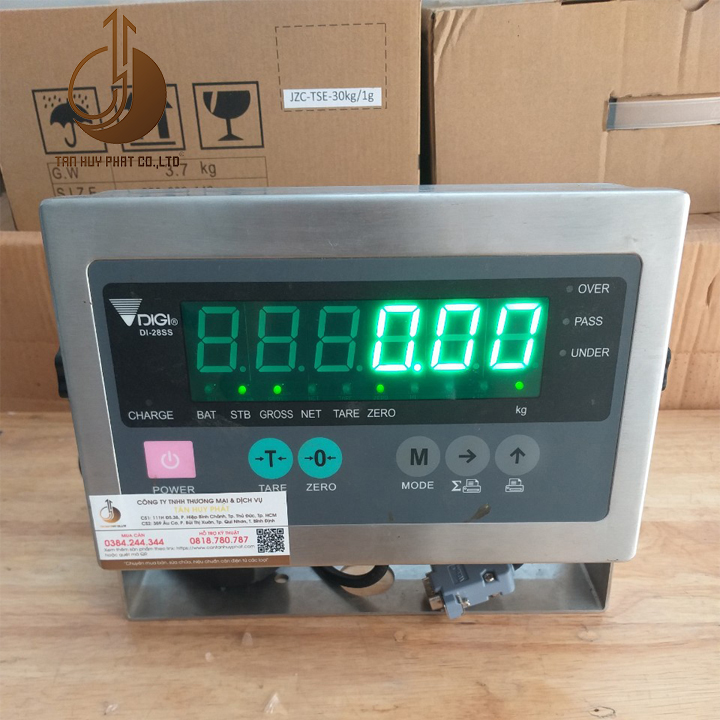 Đầu Chỉ Thị Cân Điện Tử DI28SS Chống Nước