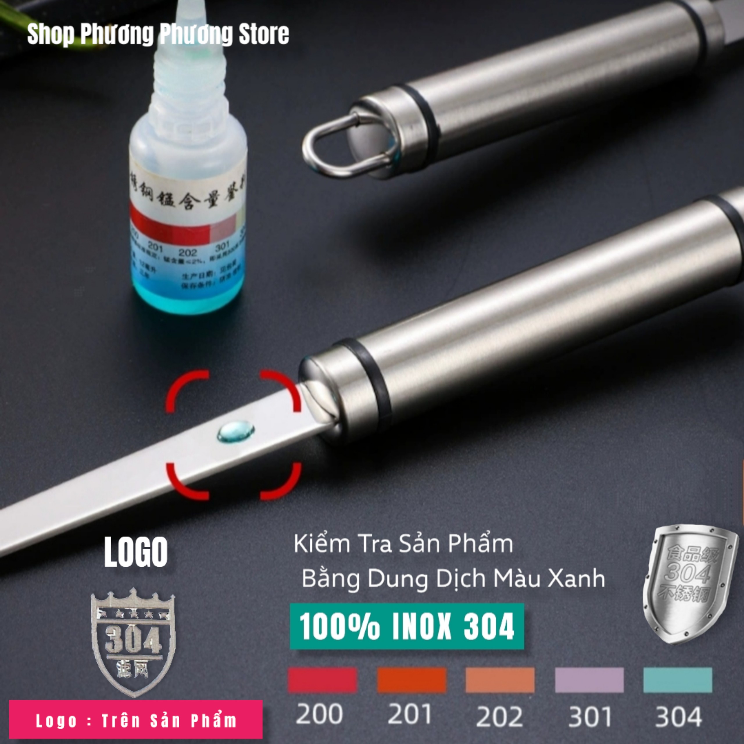 Vợt Vớt Bọt INOX 304 Cán INOX SIÊU ĐẸP CÓ IN (LOGO INOX 304 ) hàng Cao cấp. Sản phẩm Vợt Size 3 Cỡ , Dụng cụ nhà bếp dùng vớt cặn, vớt xương