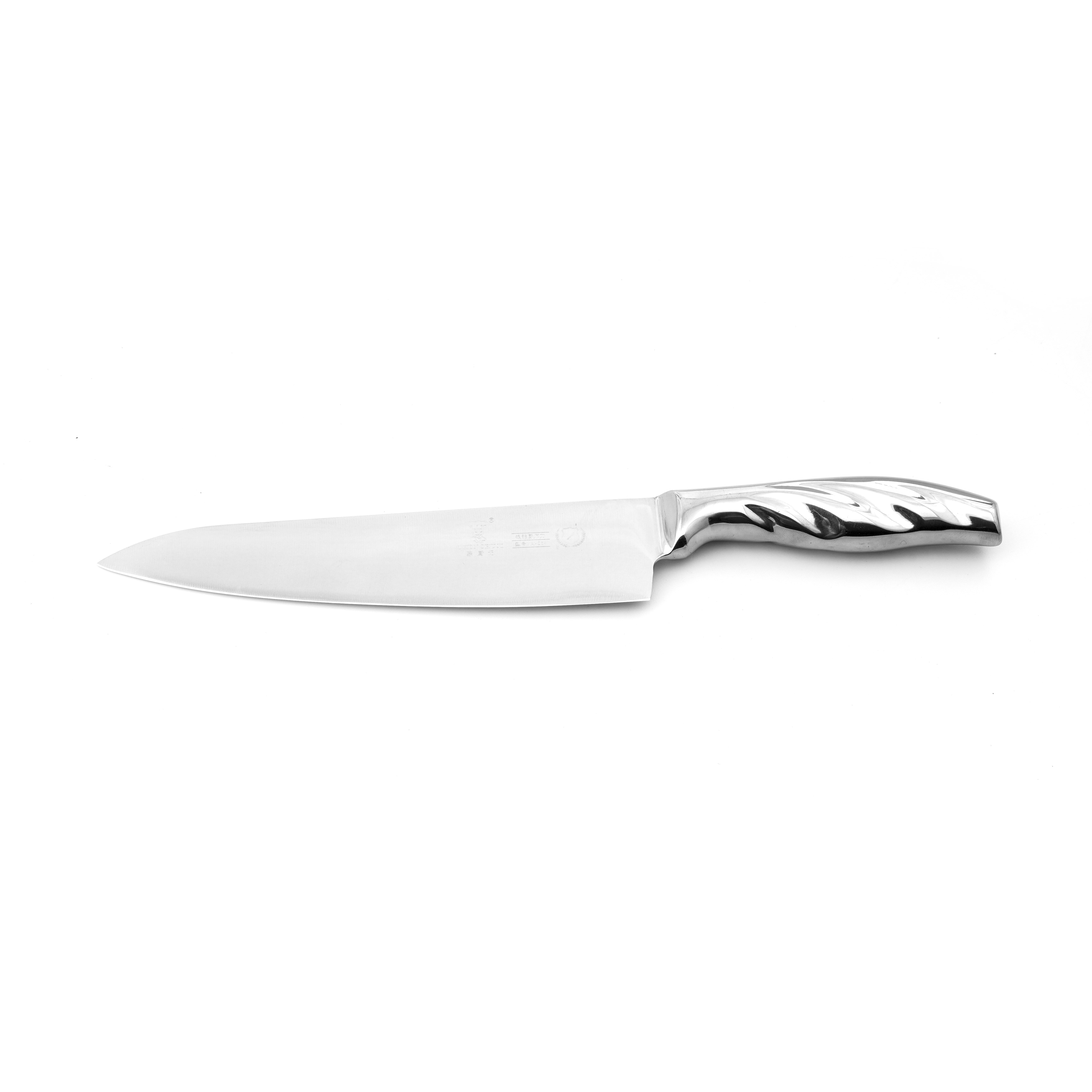 Dao đầu bếp tay cầm inox - Thép không gỉ, cứng cáp, sắc bén, dễ vệ sinh - Cobihome