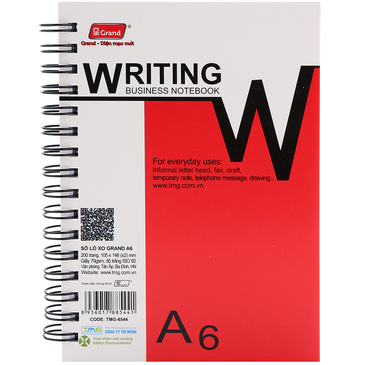 Lốc 2 Sổ Grand A6 -200 Trang