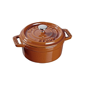 Nồi Gang Tròn Staub Màu Nâu Vàng - Nhiều Kích Cỡ