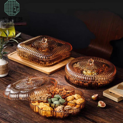 KHAY ĐỰNG MỨT TẾT BÁNH KẸO NGÀY TẾT SANG TRỌNG BẰNG MEKA ACRYLIC TRONG SUỐT CAO CẤP - THM05