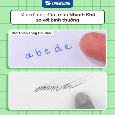 Combo 5/10/20 Bút gel Quick Dry Thiên Long GEL-045