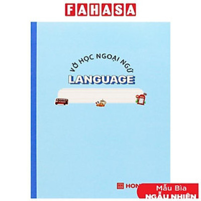 Tập Gáy Ghim Study Language - Tiếng Anh, Đức, Nga, Pháp - 80 Trang 70gsm - Hồng Hà 1464 (Mẫu Bìa Giao Ngẫu Nhiên)