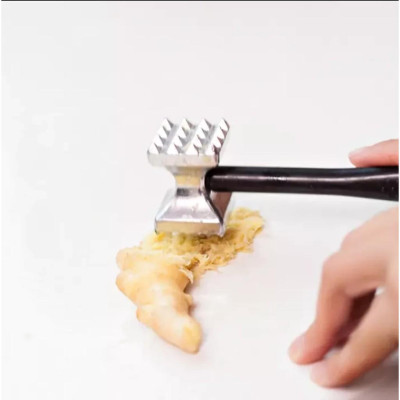 Dụng cụ dần thịt, đập tỏi inox Echo 18,5cm Nội địa Nhật Bản