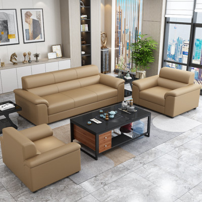 Bộ sofa văn phòng cao cấp Tundo kèm ghế đơn HVPCT-03