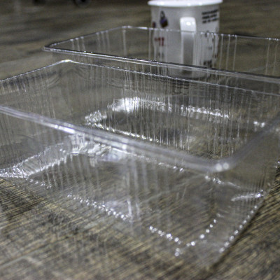 Combo 100 cái hộp/khay nhựa đựng bánh size L05