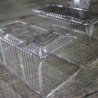 Combo 100 cái hộp/khay nhựa đựng bánh size L05