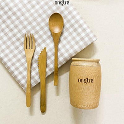 Bộ Muỗng (Thìa), Nĩa, Dao bằng Tre, Cơm trưa cho văn phòng | Eco Store, Sản phẩm thân thiện Môi trường