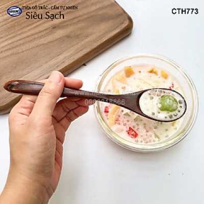 Thìa/Muỗng gỗ Trắc/Cẩm cỡ lớn (20cm) CTH773 - Decor, xúc gia vị, ăn uống siêu sạch