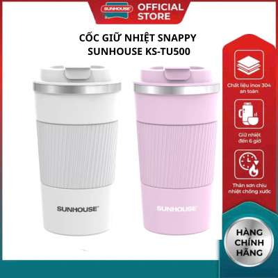 Cốc giữ nhiệt Snappy 500 ml Sunhouse KSTU500