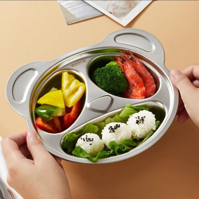 KHAY ĂN DẶM INOX 304 – NHIỀU HÌNH DỄ THƯƠNG CHO BÉ YÊU