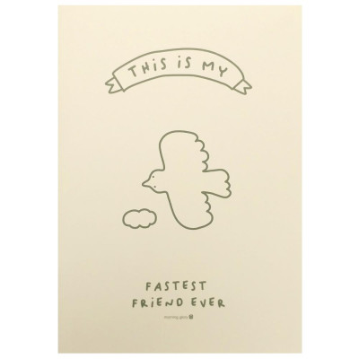 Sổ Khâu Hình Động Vật - Morning Glory 11730-89462 - Fastest Friend Ever