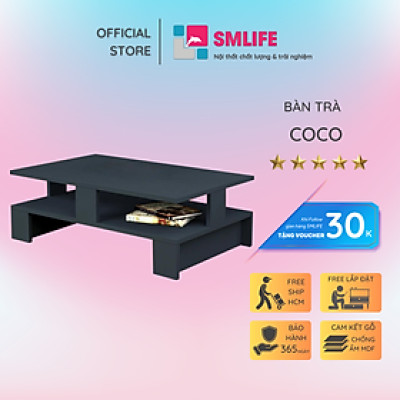Bàn sofa hiện đại kiểu dáng nhỏ gọn SMLIFE Coco