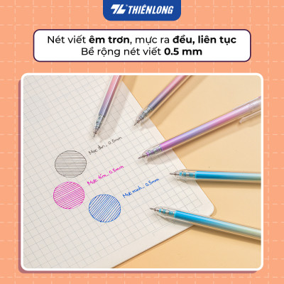 Combo 10 Bút gel Minimalist Thiên Long Gel-072