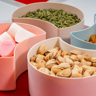 KHAY ĐỰNG MỨT TẾT NHẬT NHIỀU NGĂN KIỂU DÁNG ĐỰNG ĐƯỢC NHIỀU BÁNH KẸO TRÁI CÂY GỌN NHẸ