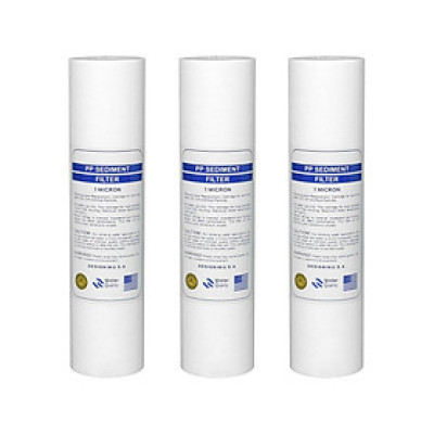 Bộ 3 Lõi lọc PP 1micron 10 inch dùng trong máy lọc nước