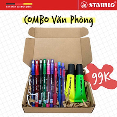 [GIÁ SỐC 99K] Combo VĂN PHÒNG 11 món sản phẩm STABILO