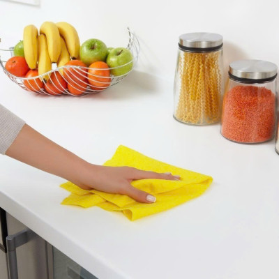 Combo 4 khăn lau đa năng MÀU VÀNG 3M SCOTCH-BRITE , 34 CM X 35 CM, 4 CÁI/GÓI