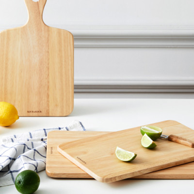  Bộ 3 Thớt Gỗ Cây Cao Su Lock&Lock LWC001S3