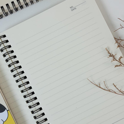 Sổ Lò Xo A5 - Kẻ Ngang 100 Trang 15 x 21 cm 80gsm - Panda - The Sun 02