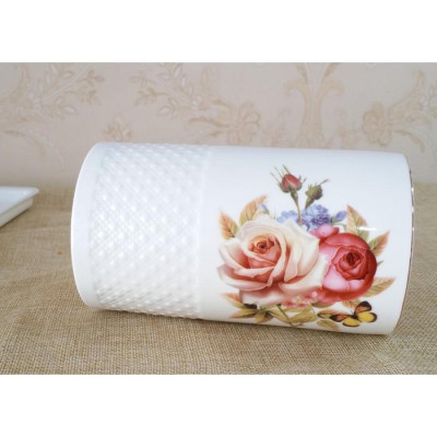 Ống đựng đũa 3 khay Inox | ỐNG ĐŨA 3 SỨ CÓ LỖ THOÁT NƯỚC CAO CẤP