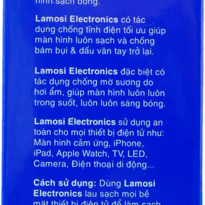LAMOSI ELECTRONICS - Khăn lau thiết bị điện tử - Hộp 20 gói