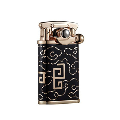 Vỏ Hột Quẹt Bật Lửa xăng đá sơn mài Chief CF018 Thiết Kế Đẹp Độc Lạ Với Nhiều Kiểu Họa Tiết Hoa Văn Sang Trọng - Dùng Xăng Bấc Đá Cao Cấp