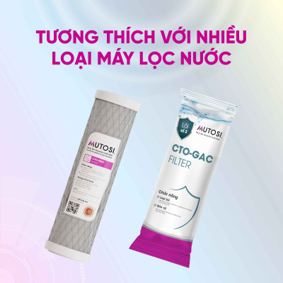 Lõi lọc nước Mutosi Số 2/3 - Tích hợp PP1 và CTO