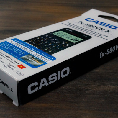 Máy tính Casio FX580VNX - Tặng 01 tập giấy Note Hàn Quốc