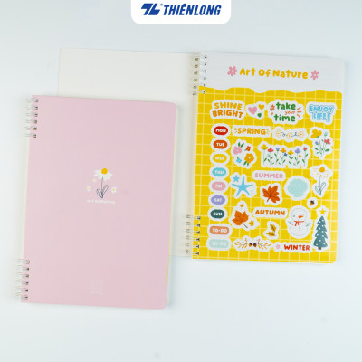 Sổ lò xo đường kẻ ngang B5 Thiên Long