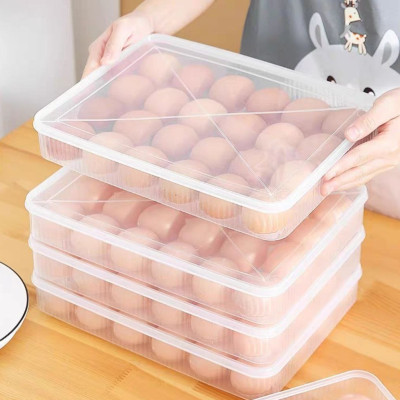 Khay đựng trứng có nắp đậy 24 quả 