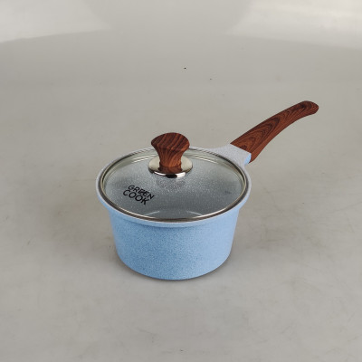 Nồi quánh đúc men đá Sapphire Greencook GCS09 sử dụng được bếp ga, bếp hồng ngoại, bếp từ...KHÔNG KÉN BẾP-Hàng chính hãng